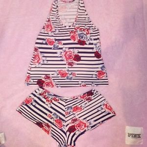 hanky panky 2Piece Short+Tank PJ Set Sz Medium